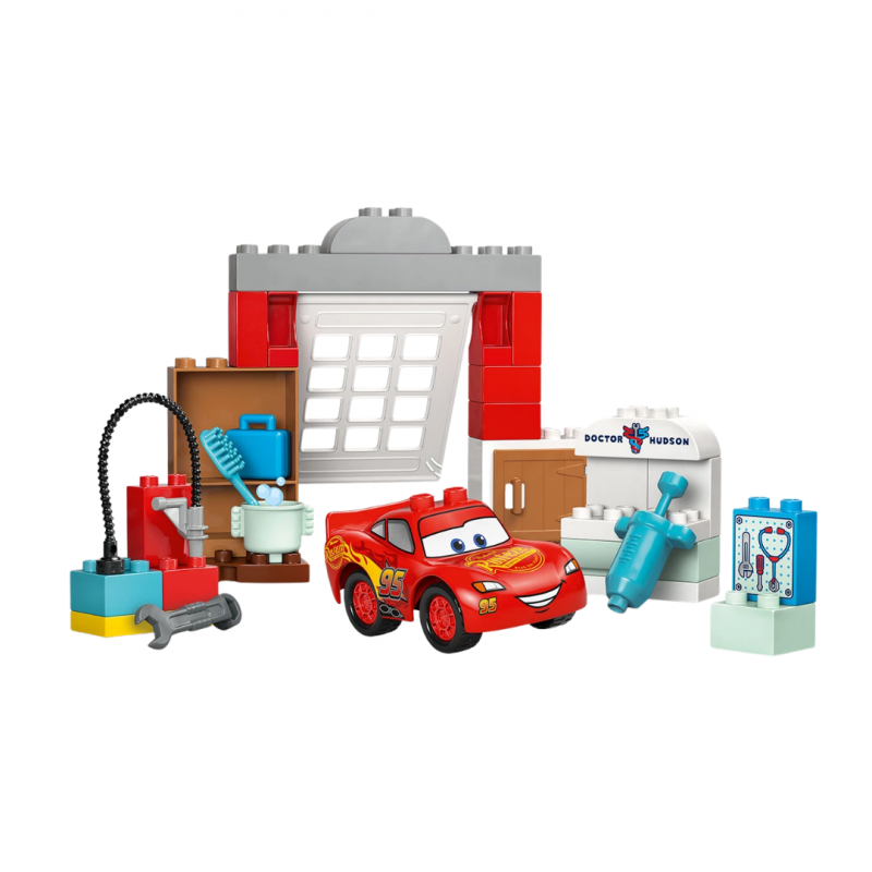 LEGO Duplo Disney Посещението на Маккуин в гаража на Док 10456