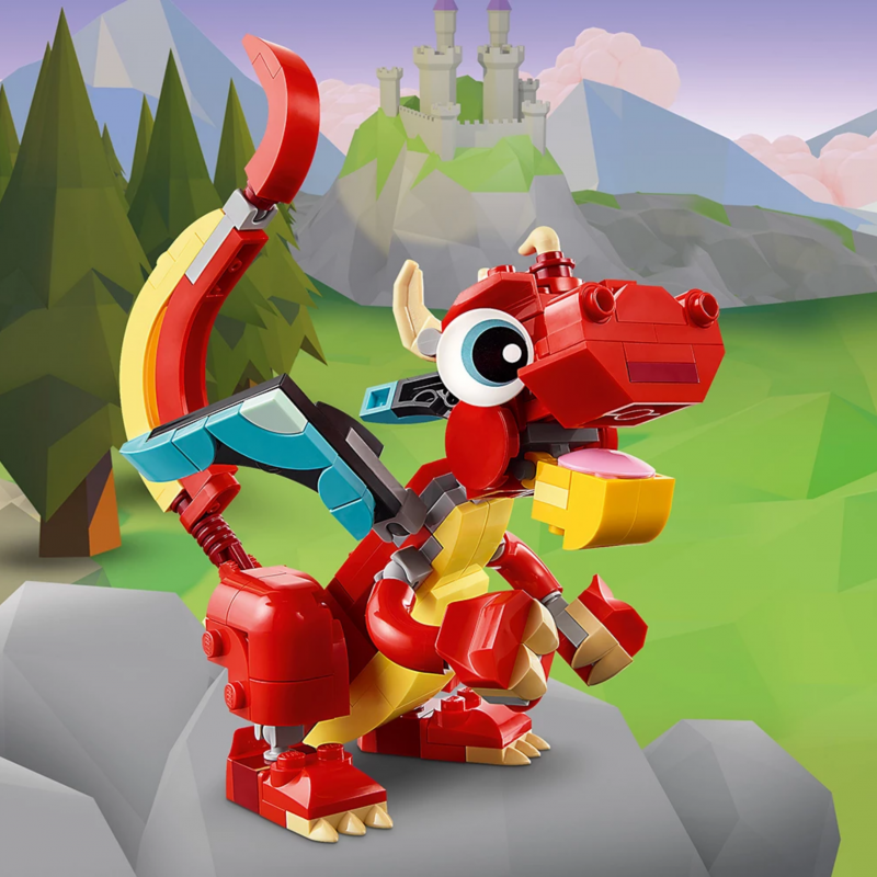 LEGO Creator Червен дракон 31145