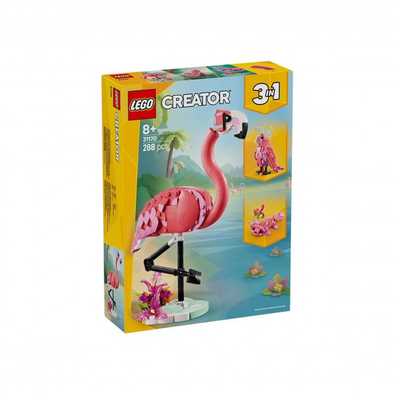 LEGO Creator Диви животни: Розово фламинго 31170