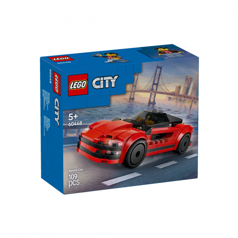 LEGO City Червена спортна кола 60448