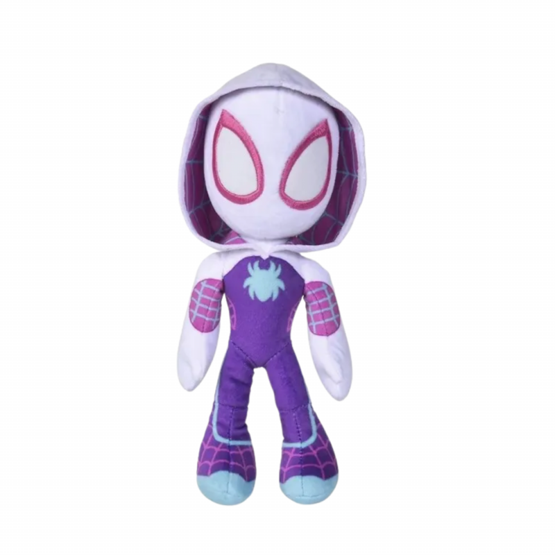 Плюшена играчка Призрачният паяк със светещи очи, 25 см