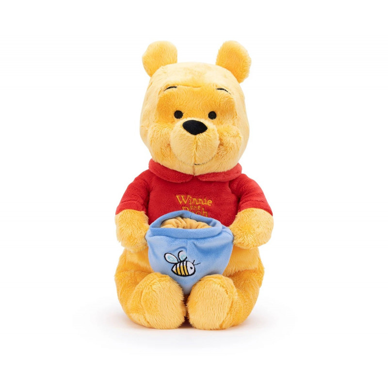 Плюшена играчка Мечо Пух с гърне, 30 см