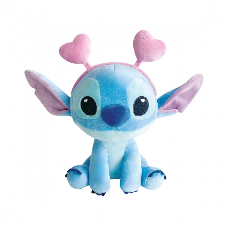 Плюшена играчка Стич валентинка, Лило и Стич, 23 см 