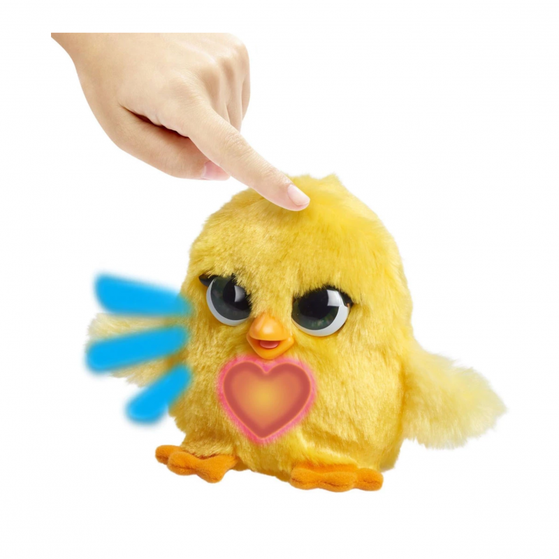 Интерактивна плюшена играчка Пиле, 10 см