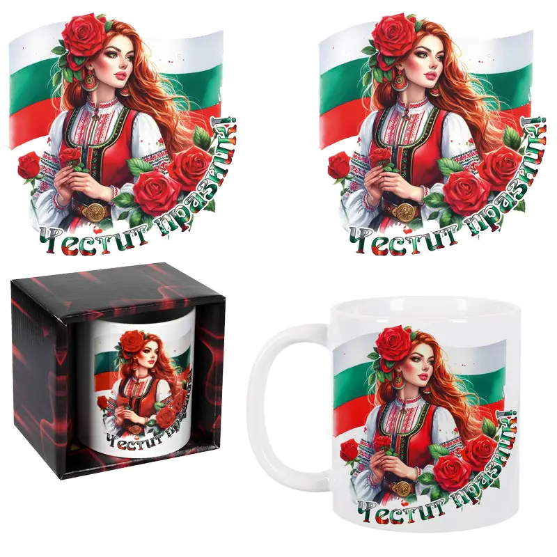 Чаша за 8-ми март - Честит празник с българка