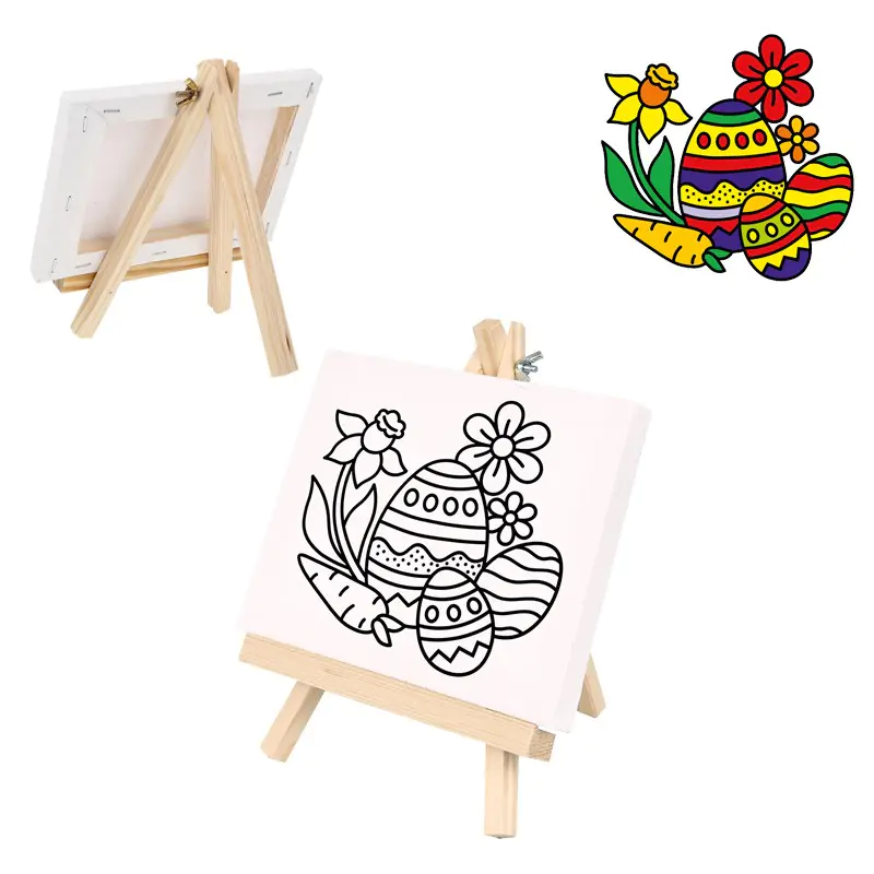 Мини великденско пано за оцветяване с великденско яйце