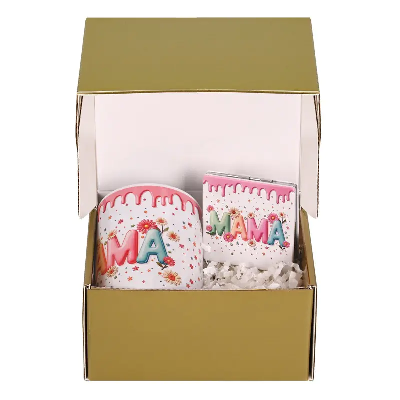 Подаръчен комплект с чаша и огледало - Мама