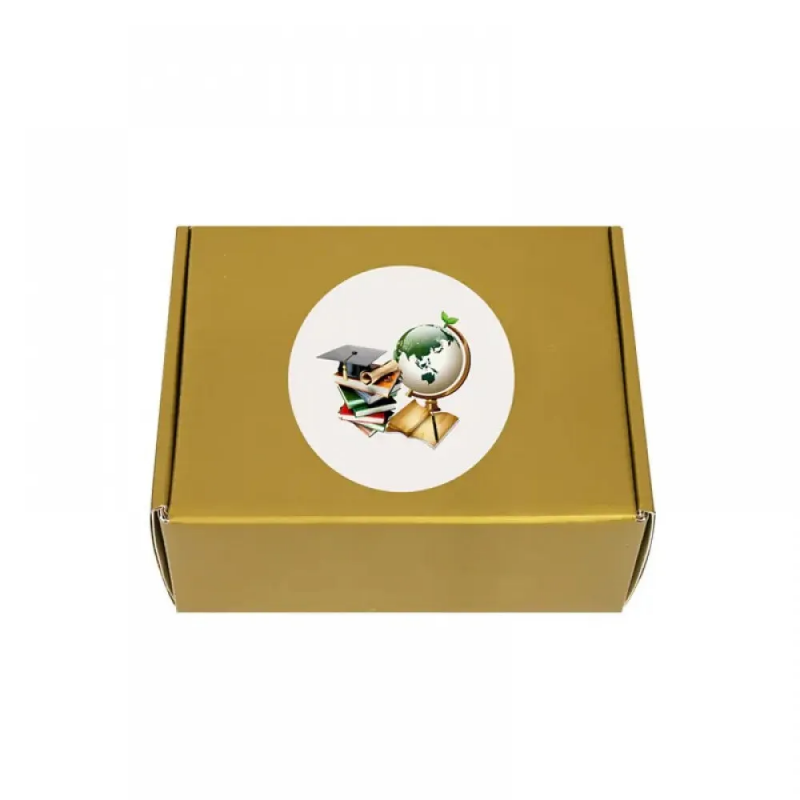 Подаръчен комплект - Честито дипломиране с ключодържател бухал и чаша с послание