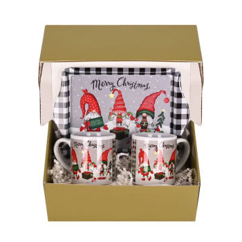 Подаръчен комплект Весели празници с гномчета