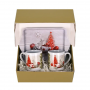 Подаръчен комплект Весели празници с коледна декорация
