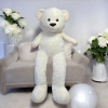 Плюшено мече с дълги крака Силвия, екрю, 200 см