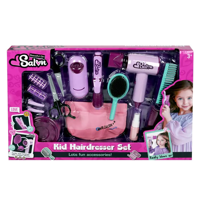 Комплект Малка фризьорка с маша и сешоар