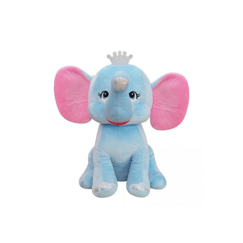 Плюшено слонче Тара, син, 28 см