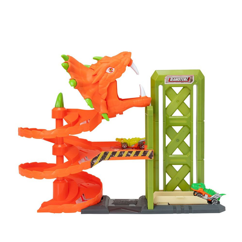 Гараж Дракон с 2 колички Teamsterz HTI 