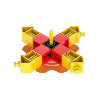 Детски конструктор Енджино - Пумпал червен