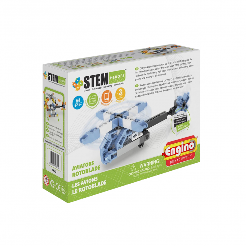 Детски конструктор Енджино СТЕМ - Герой ротоблейд