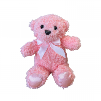 Плюшено мече Рози, розово, 25 см