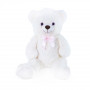 Плюшено мече Лили, бяло, 78 см