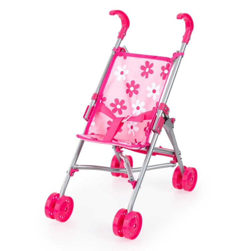 Кукла с количка Bayer в розово