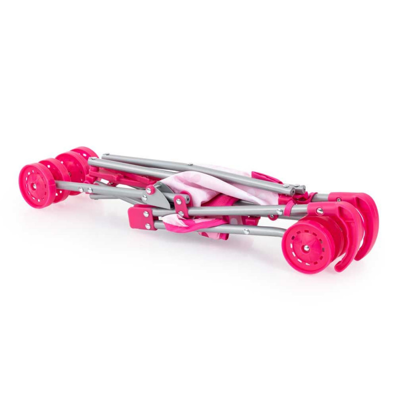 Кукла с количка Bayer в розово