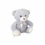 Плюшена играчка Мече, сиво, 30 см