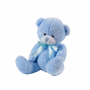 Плюшена играчка мече, синьо, 15 см