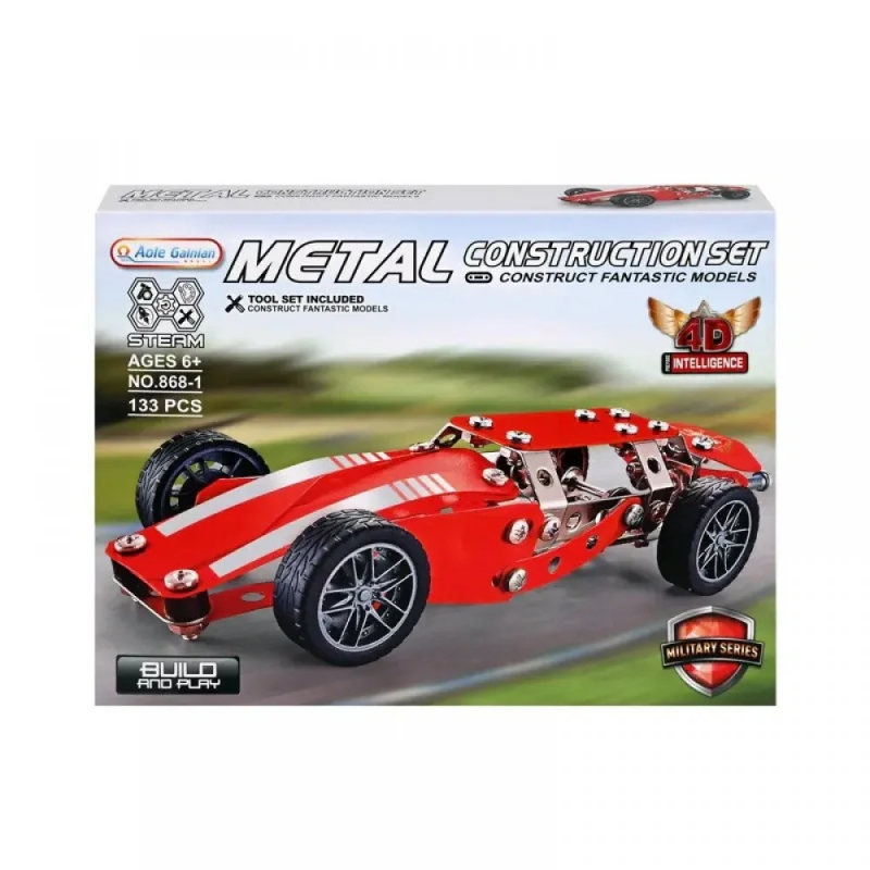 Метален конструктор - Кола 133 елемента