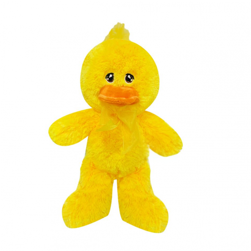 Плюшено пате Слънчо, жълто, 25 см