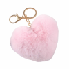 Ключодържател сърце, розов, 10 см