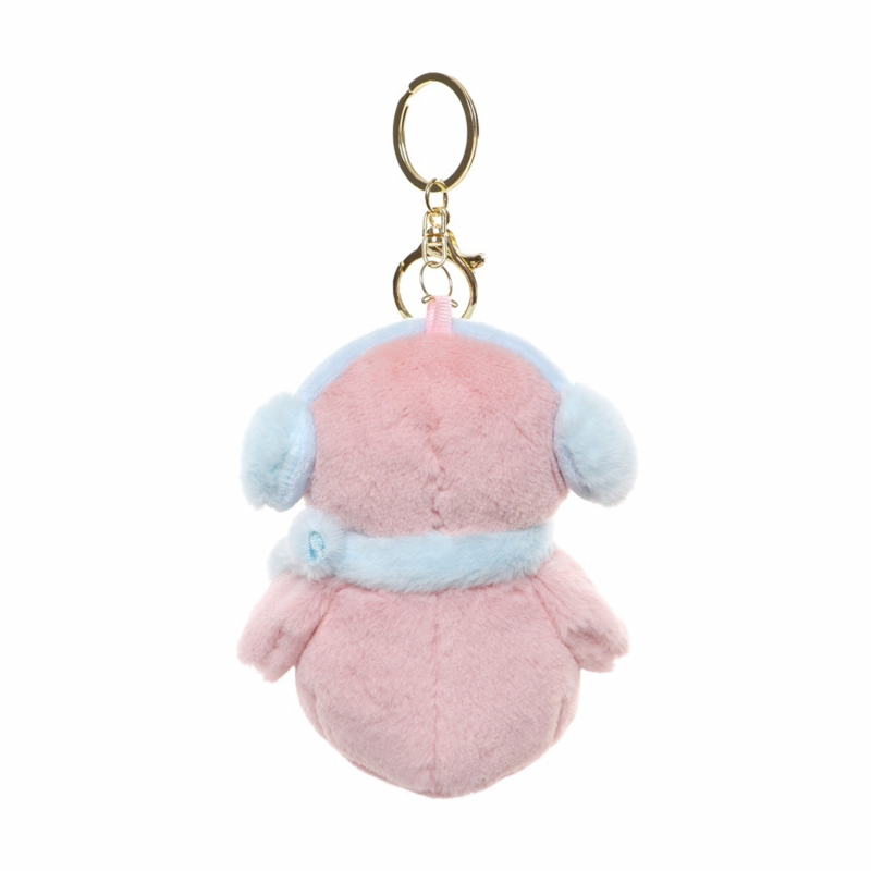 Плюшен ключодържател пингвин, розов, 11 см