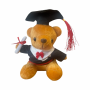 Плюшено мече за Дипломиране, кафяво, 15 см