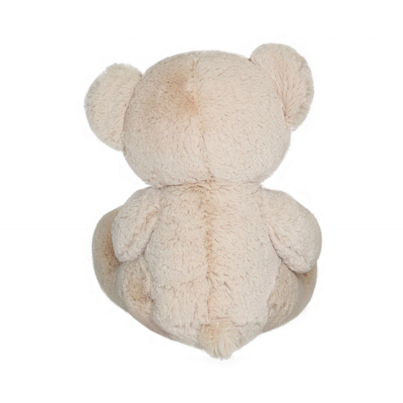 Плюшено мече със сърце Aurora, екрю, 23 см