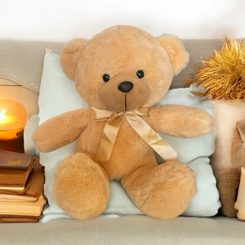 Плюшено мече, кафяво, 28 см