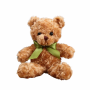 Плюшено мече със сатенена панделка, кафяво, 30 см