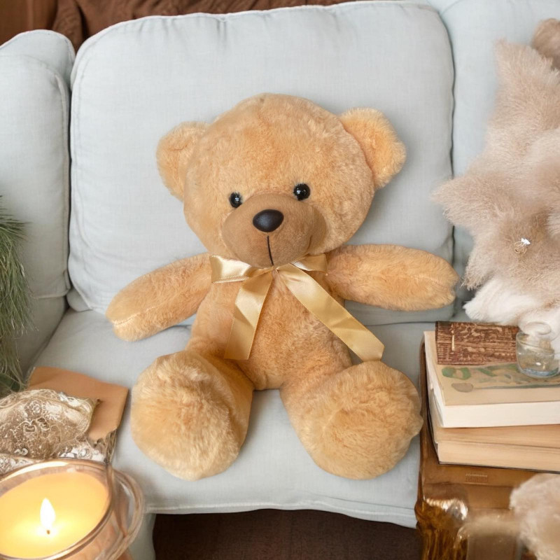 Плюшено мече, кафяво, 22 см