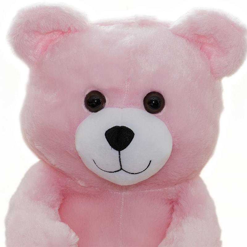 Плюшено мече, розово, 37 см 