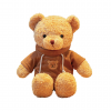 Плюшено мече с кафяв пуловер, кафяво, 30 см