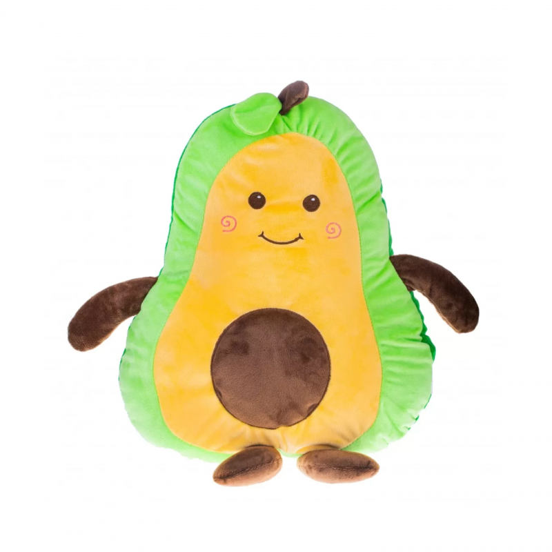 Плюшено авокадо възглавничка, 45 см