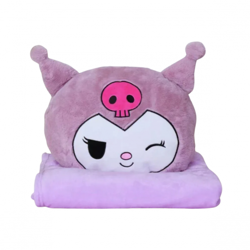 Плюшена възглавничка коте, 36 см + одеалце