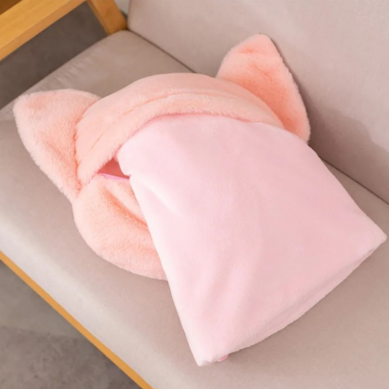 Плюшена възглавничка коте, 36 + одеалце