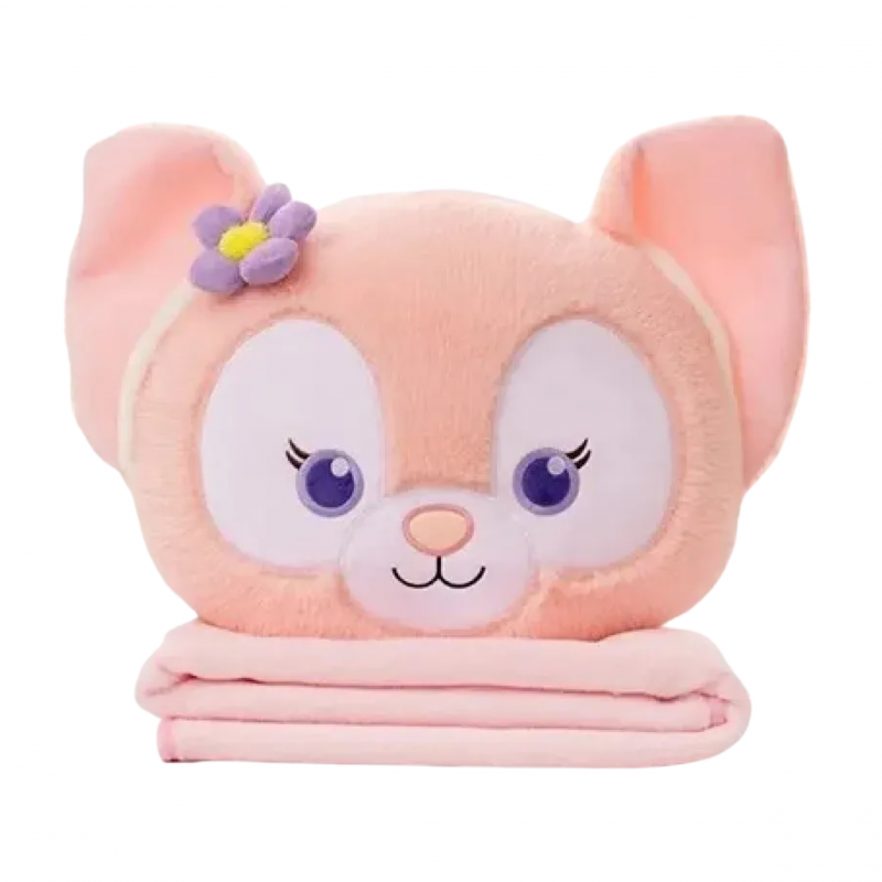 Плюшена възглавничка коте, 36 см + одеалце с надпис