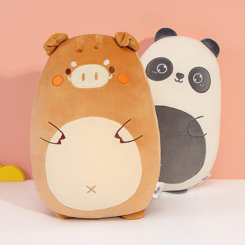 Плюшена възглавница кравичка, 40 см