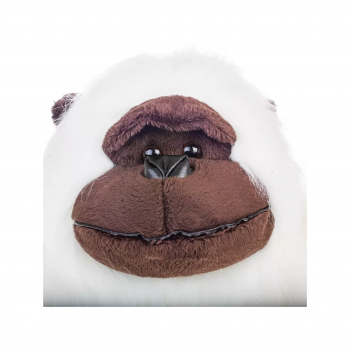 Плюшена горила Андрей, бяла, 30 см