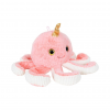 Плюшен октопод със златен рог, розов, 30 см