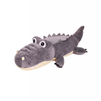 Плюшен крокодил Коки, сив, 45 см