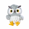 Плюшена сова Сиси, сива, 40 см