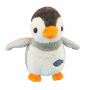 Плюшен пингвин Педро с коледна песен на български, 25 см