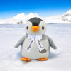 Плюшен пингвин Педро с надписана панделка, 25 см