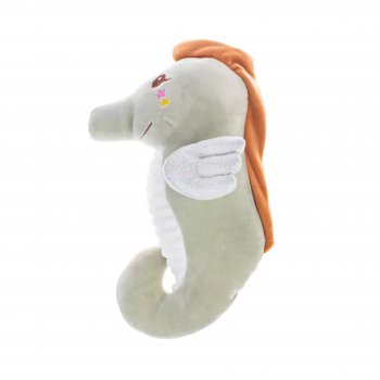 Плюшено морско конче Тома, зелено, 28 см