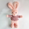 Плюшен заек Рози, розов, 30 см